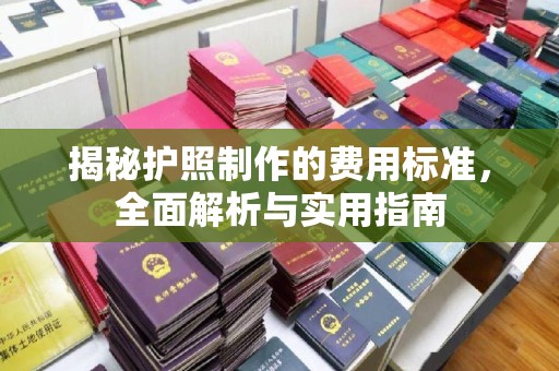 后壁揭秘护照制作的费用标准，全面解析与实用指南